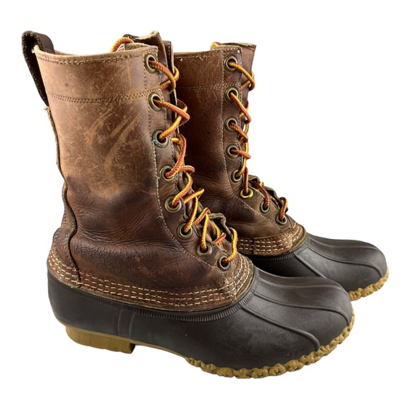 L.L. Bean Shoes - LL Bean Vintage Duck Boots Rain Snow Made USA Classic 8 Eyelet Women 6M